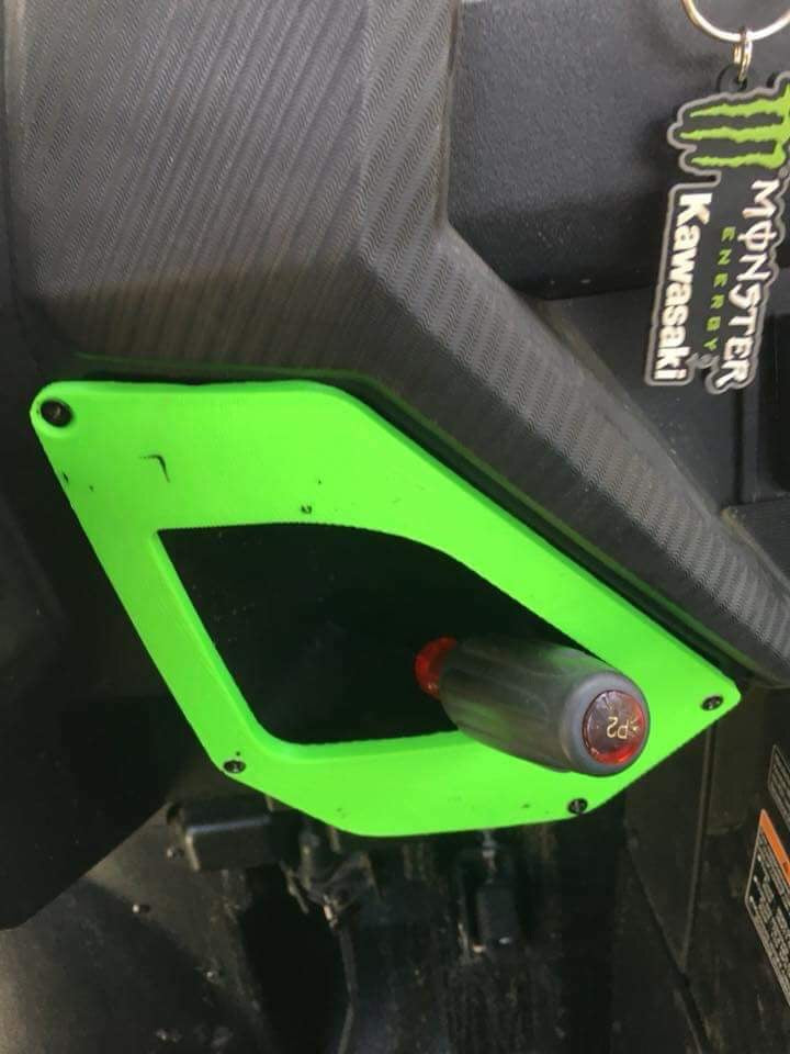 Kawasaki Teryx Center Console Shelf Panel – Deranged Off-Road