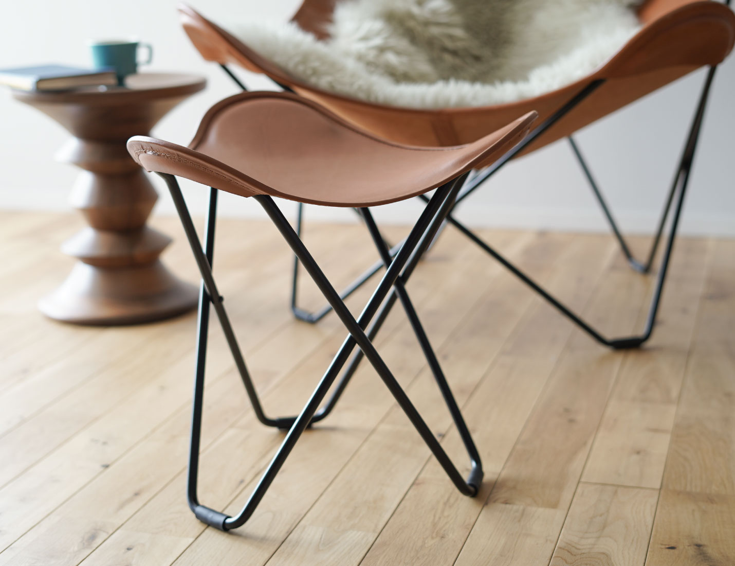 CUERO（クエロ） BKFチェア マリポサ ナチュラル／フラインググース