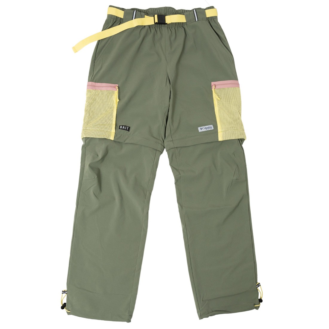 BAIT x Columbia Sportswear Men Convertible Pants green cypress