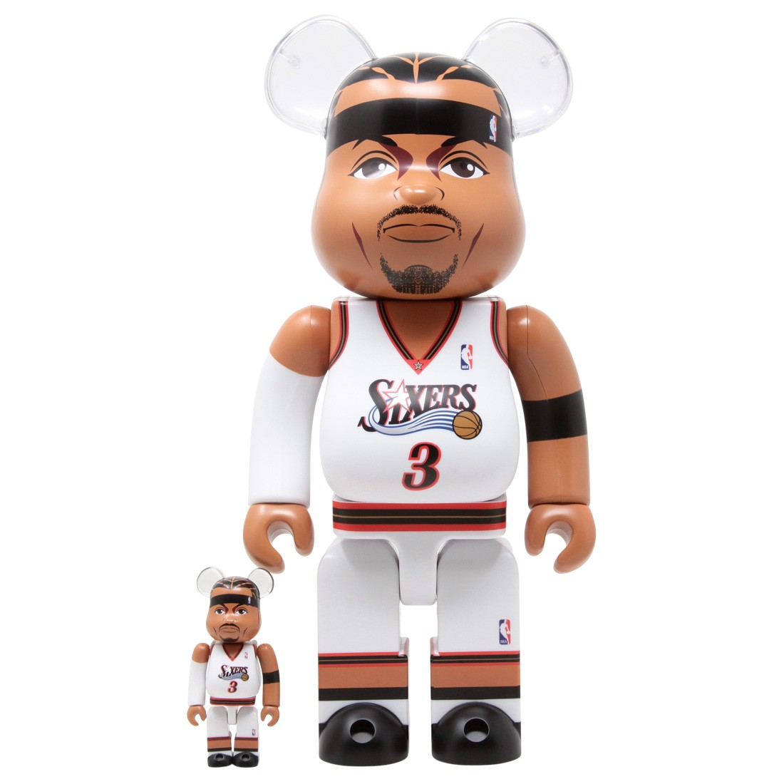 Medicom NBA Philadelphia 76ers Allen Iverson 100% 400% Bearbrick