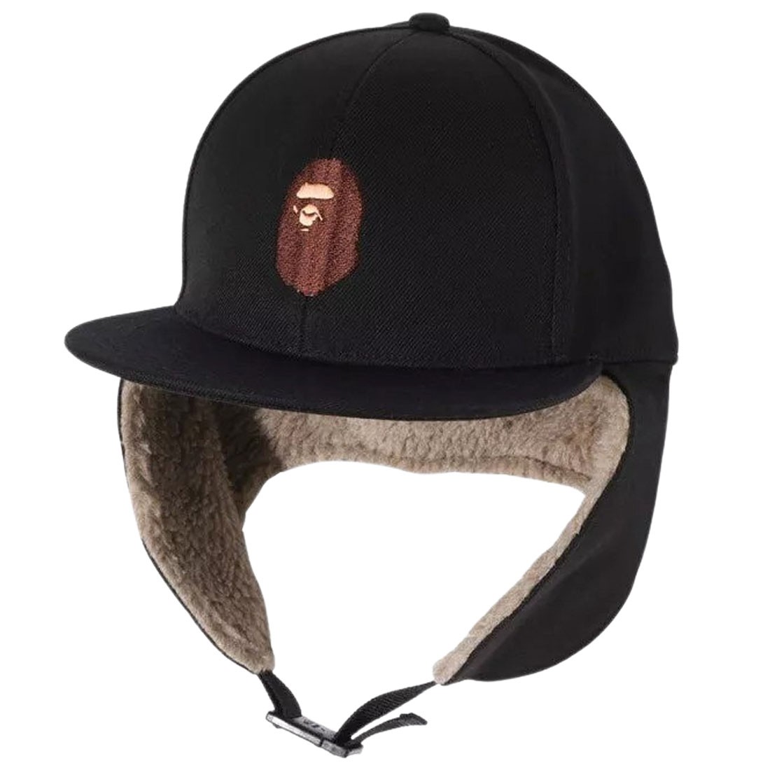 A Bathing Ape Ape Head Earmuffs Cap black