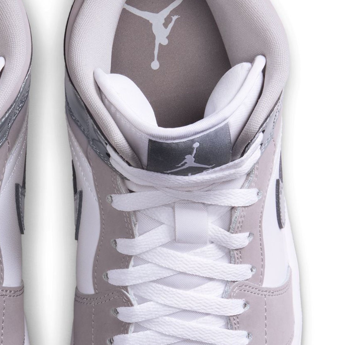 jordan men air jordan 1 mid se white cool grey medium grey