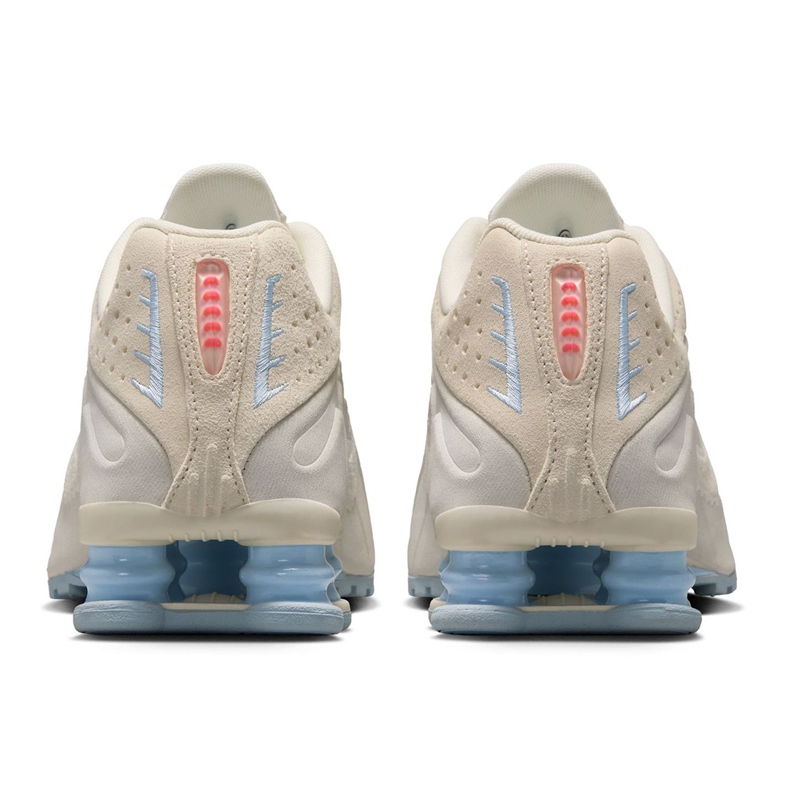 nike women w nike shox r4 se pale ivory sail lt orewood brn
