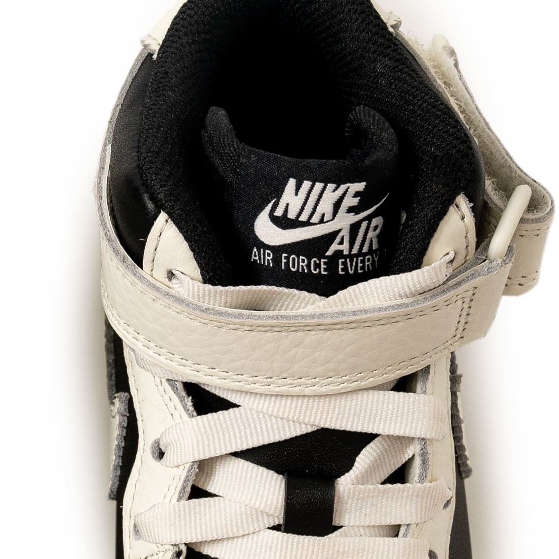 nike women wmns air force 1 '07 mid black sail coconut milk
