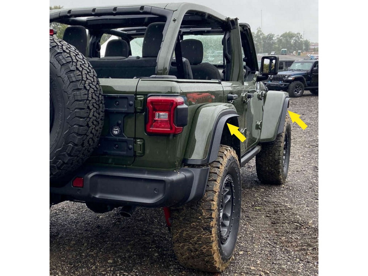 Mopar Xtreme Recon Fender Flare Extensions Set Of Four