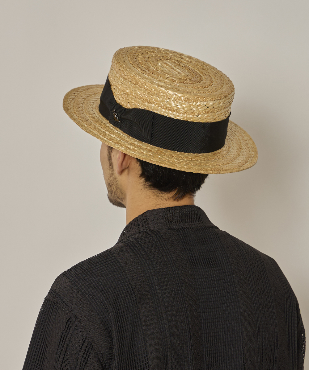 arth HANAMUGI BOATER HAT | 58cm(58) NATURAL (96) | arth / アース