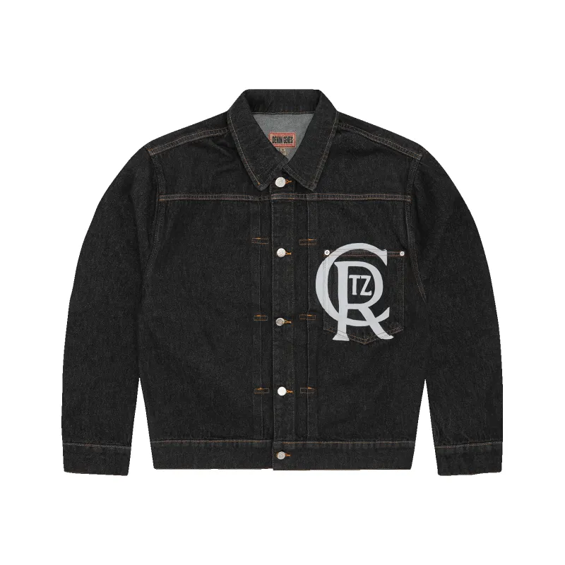 C-STAR STITCH-DOWN DENIM JACKET [TRIPLE BLACK] | Parallel