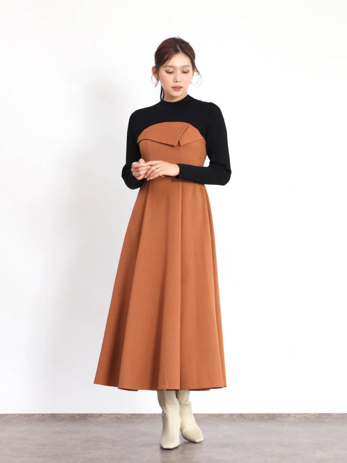 リブドッキングビスチェワンピ - FENNEL - FENNEL｜YAMADAYA STORE