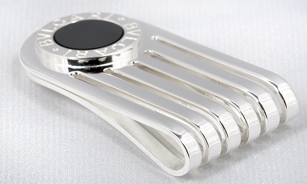 PS002302 ブルガリブルガリ オニキス マネークリップ 中古 ｜ ブルガリ