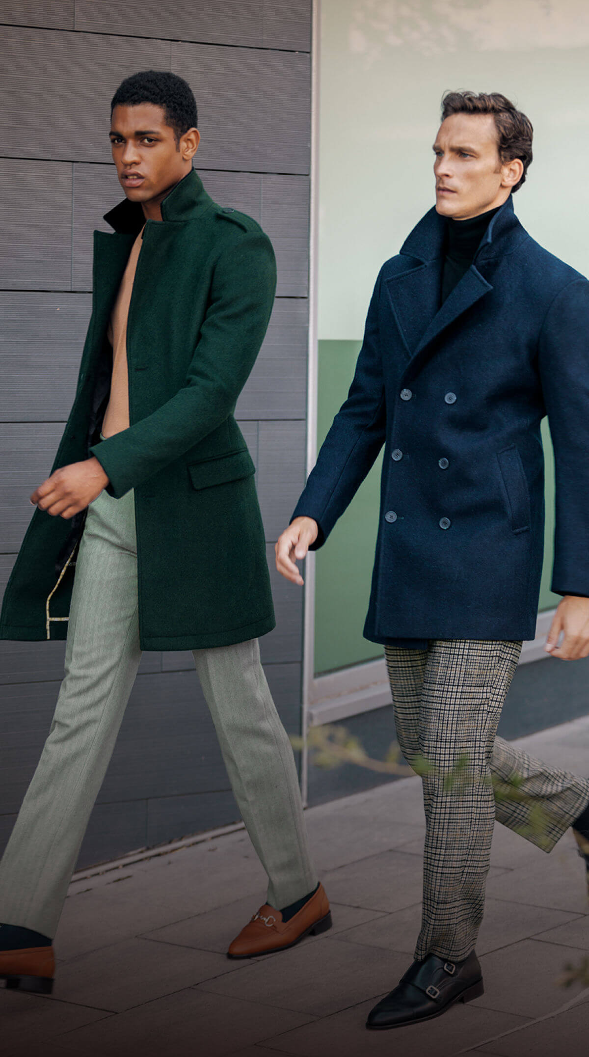 Navy Blue Pea Coats
