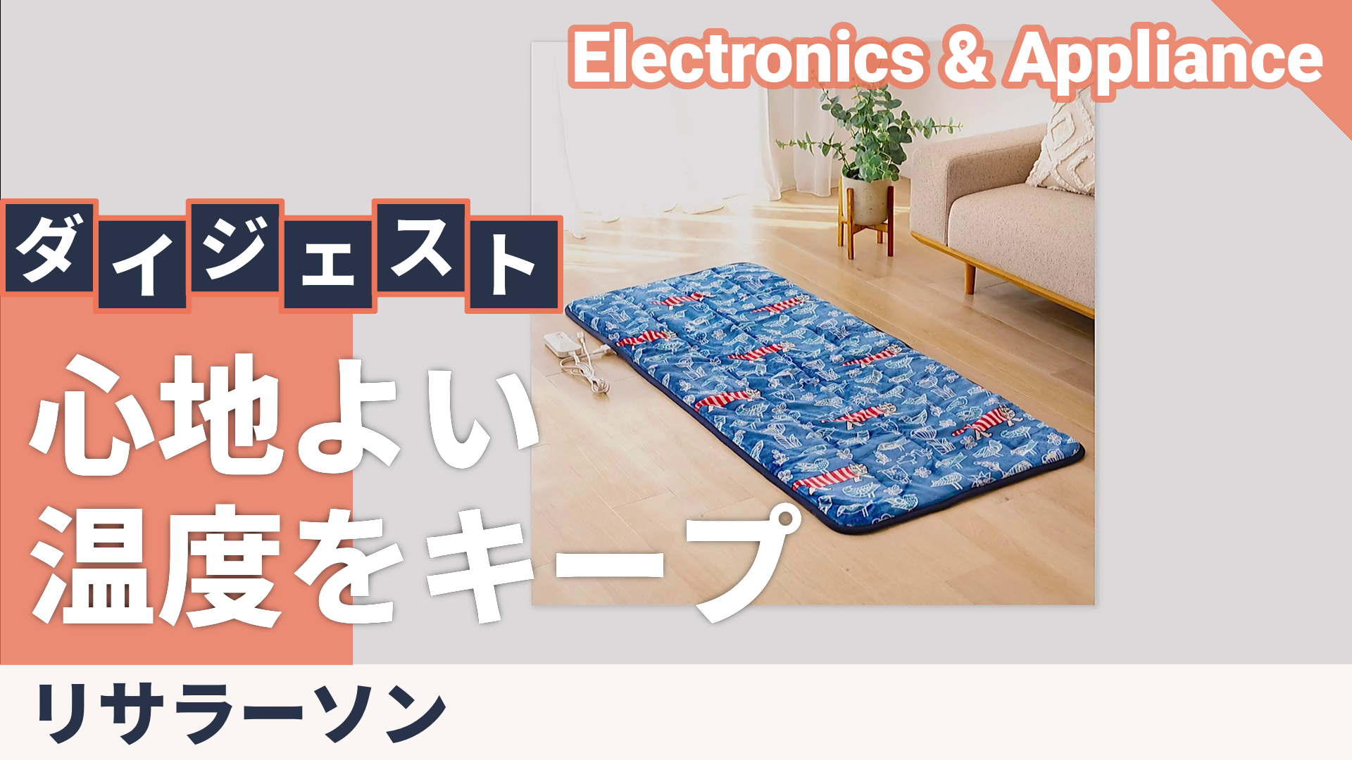 リサラーソンあったか・キュートなごろ寝マット リサラーソン（LISA