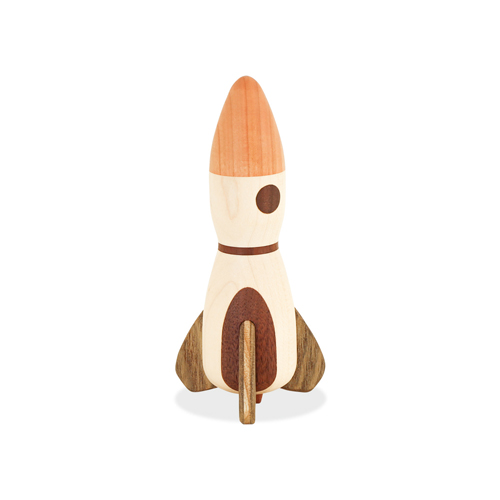 旭川クラフト コド木工 かぽかぽロケット 国産クラフト 木製 おもちゃ