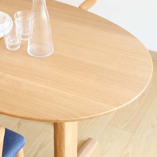 飛騨家具 HIDA 飛騨産業 Jin Dining 侭ダイニング 豆型天板 T脚 国産