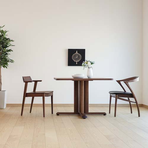 飛騨家具 shirakawa シラカワ chardin シャルダン アームチェア 板座