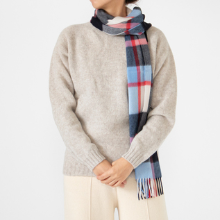 カシミヤチェックマフラー／Joshua Ellis（ジョシュア エリス)｜愛着を