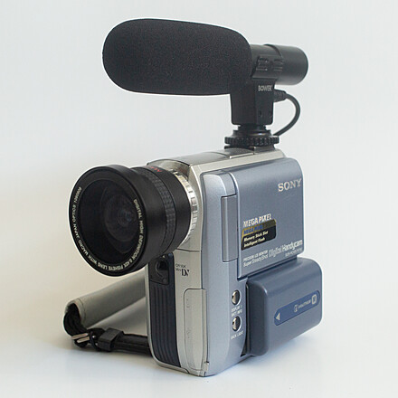 Rent a Sony Mini DV Handicam w/ Fisheye Lens and Microphone, Best
