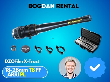 8 Lowest Priced DZOFilm X-Tract 18-28mm T8 FF Probe Zoom Lens For Rent
