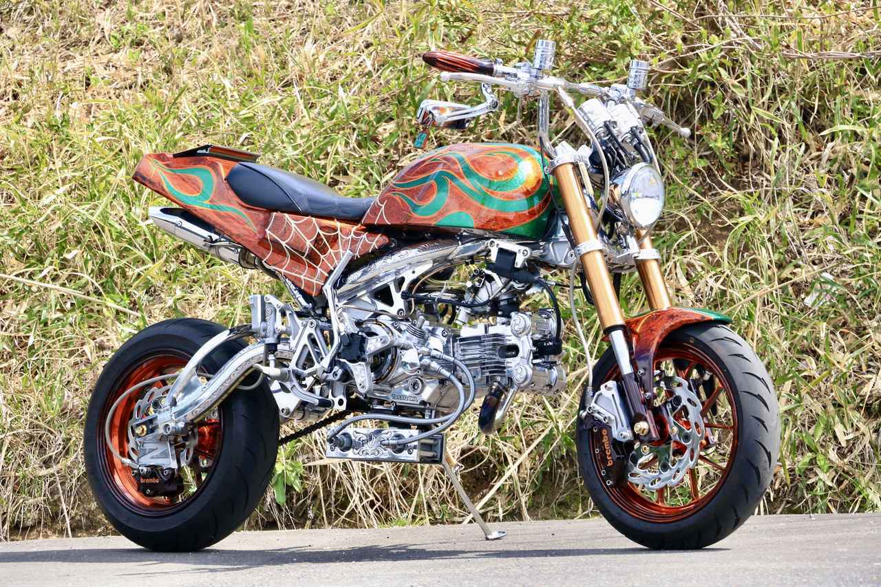 見えない部分にまでこだわりが！ ミニバイクのワクを飛び越えたフル