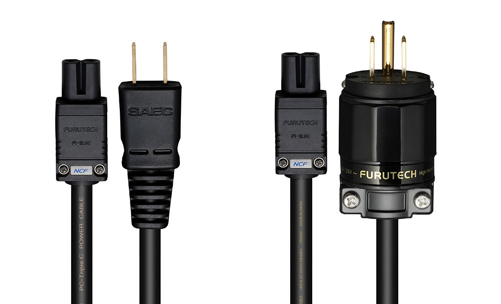 サエクが、コンパクトなメガネ型コネクターを採用した電源ケーブル「PL