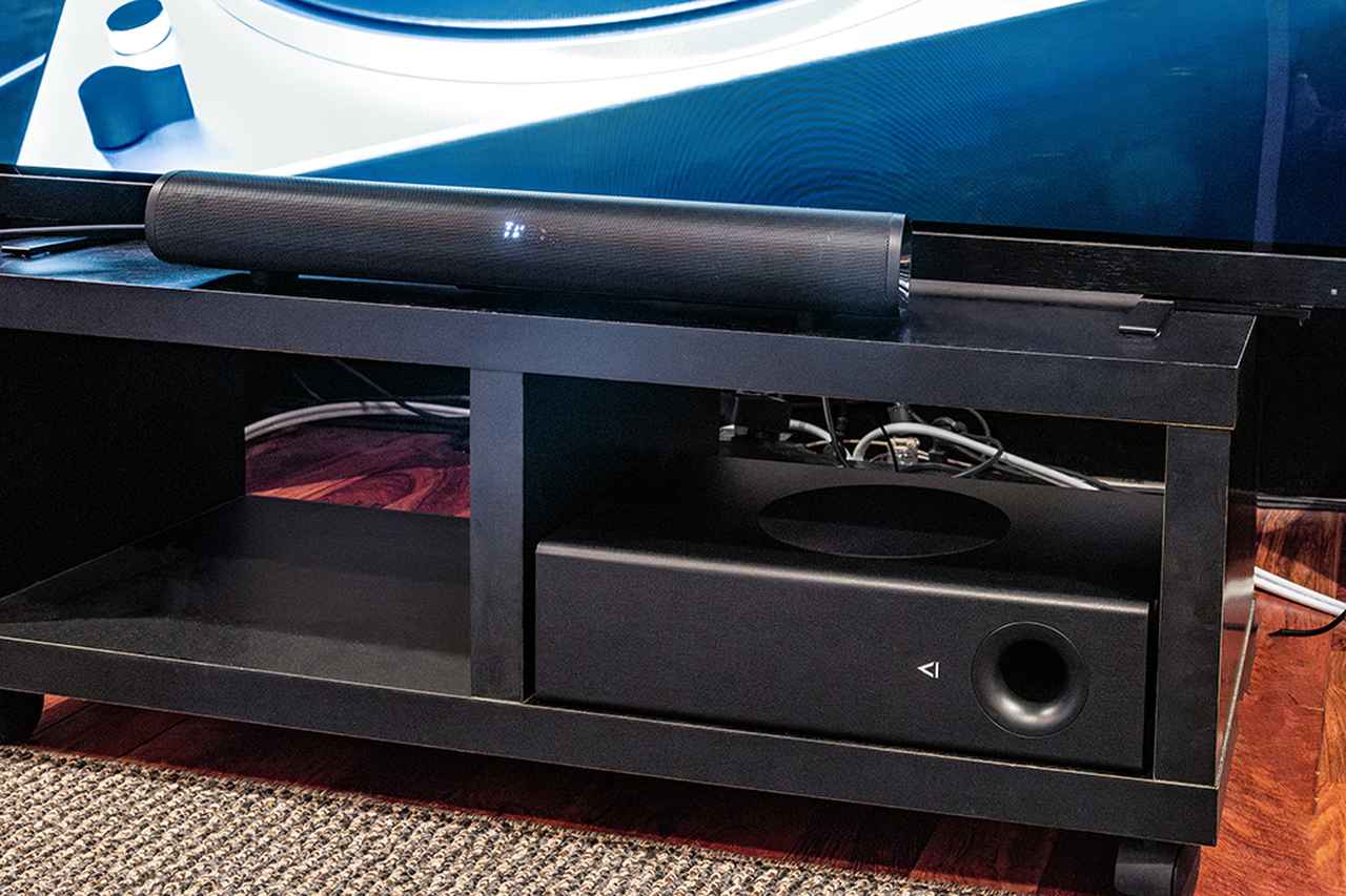 デスクトップPCから55インチの薄型テレビまでカバーする、低音の量感と