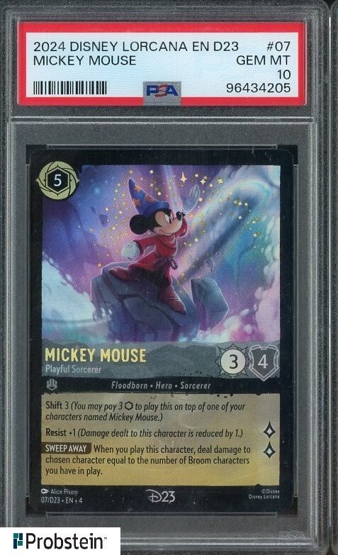 Auction Prices Realized Tcg Cards 2024 DISNEY LORCANA EN D23-D23