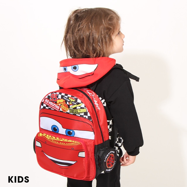 12/24一部再販 ディズニー カーズ キッズリュック 7152(NON レッド