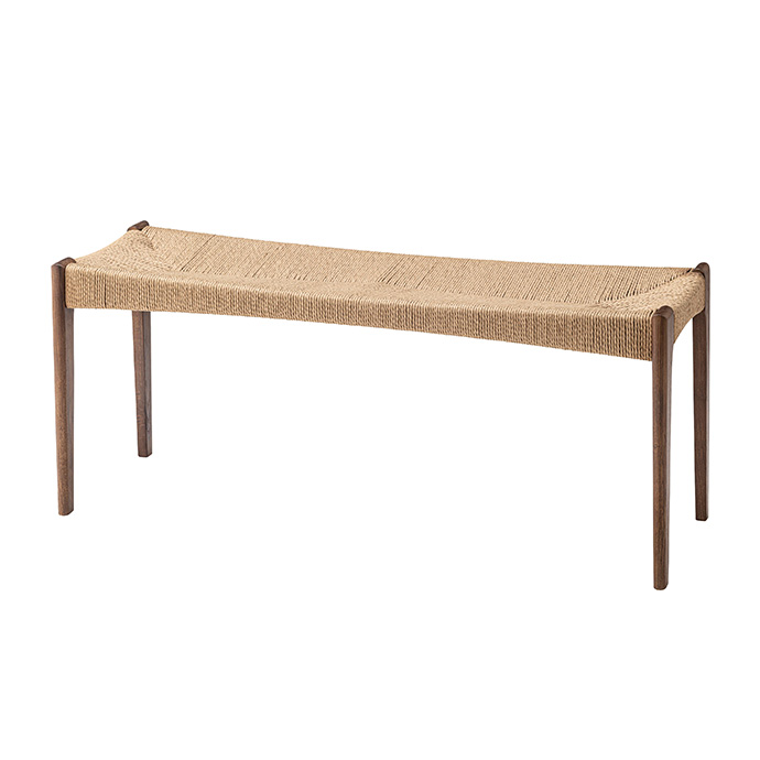 g1001237]Alesund ペーパーコードベンチ ダイニングチェア | 家具