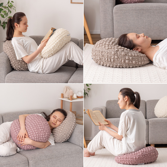 g1001335]Gullig 冷感ラウンドクッション クッション | 家具