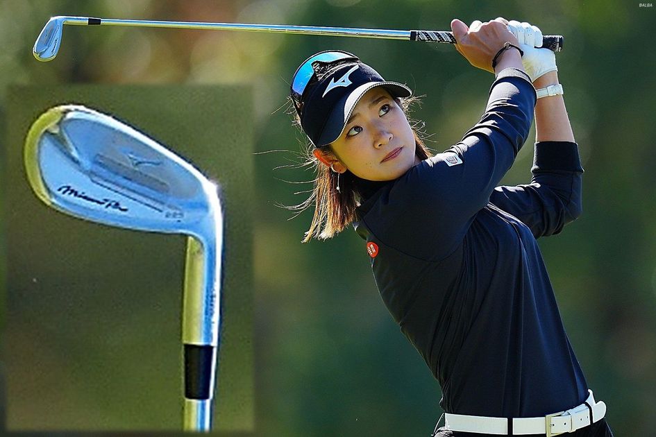 今季、平均飛距離1位の原英莉花。ミズノの謎1Wとマッスルバックを投入