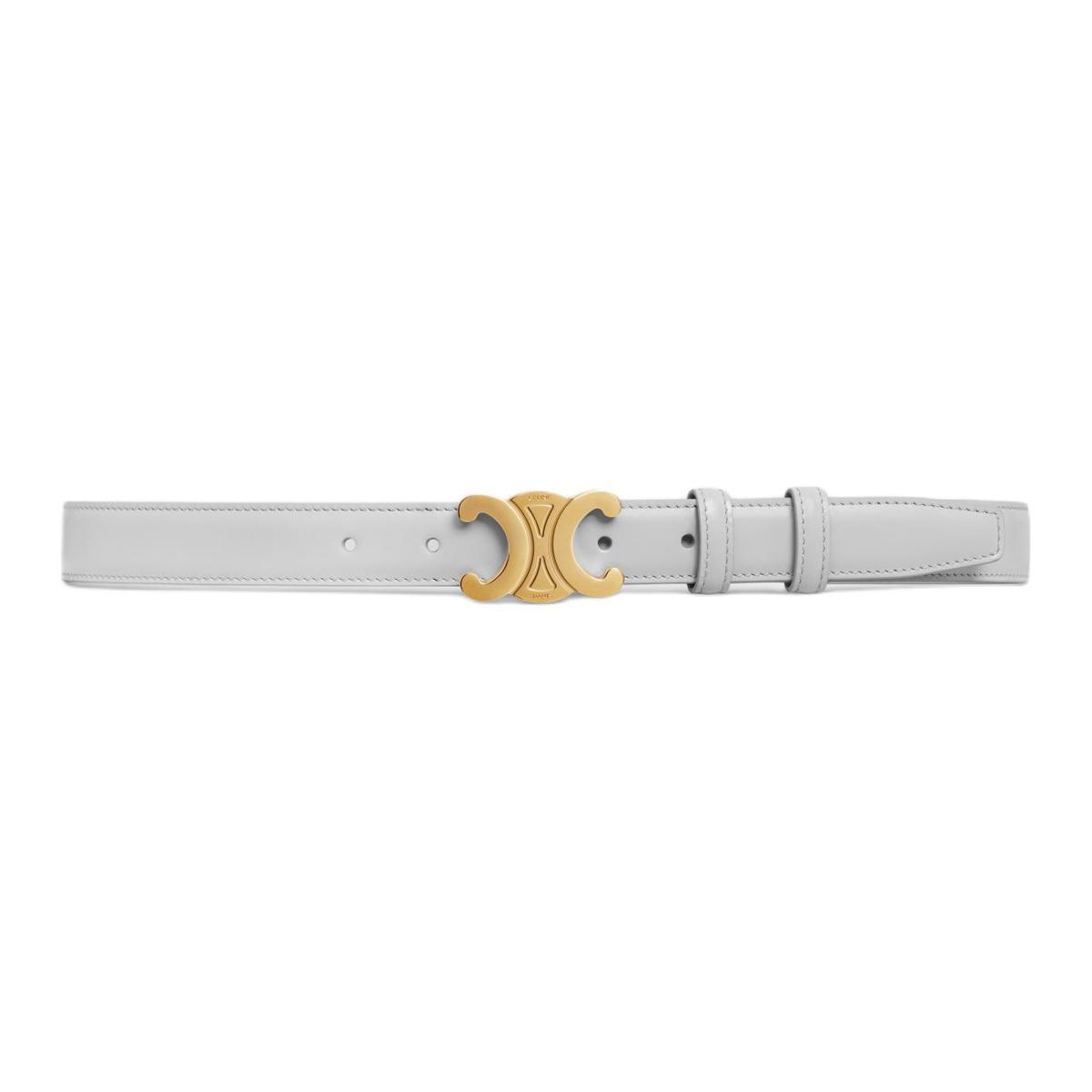 SASOM | accessories Celine Medium Triomphe Belt In Taurillon