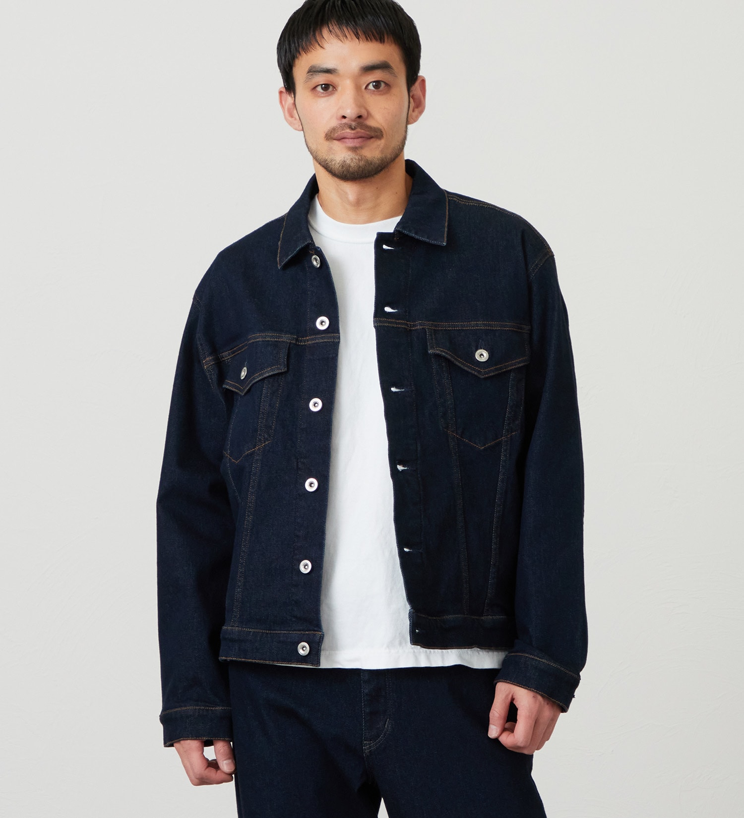 試着対象】ジャージーズ デニムジャケット Gジャン ストレッチ