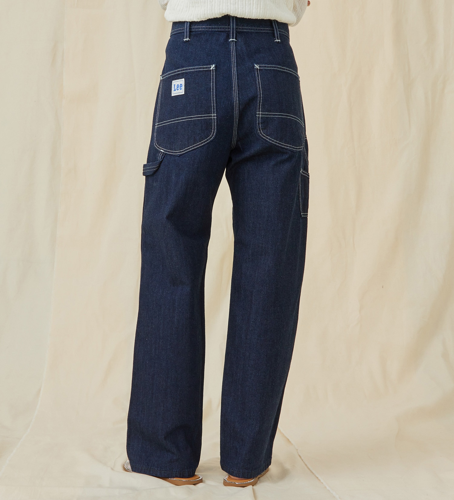 レディ―ス ペインターワイドデニムパンツ DUNGAREES【セットアップ対応