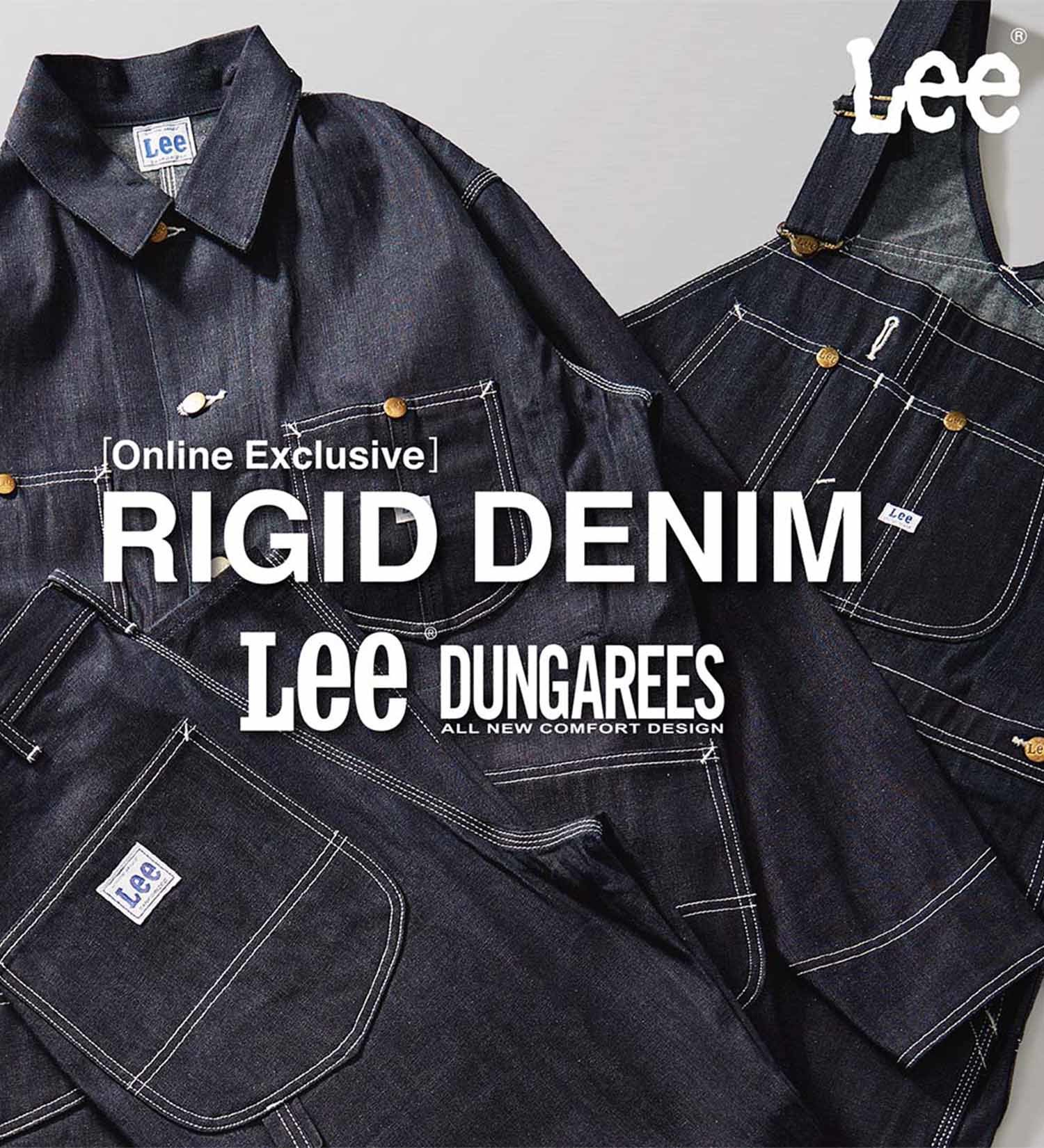 リジッド】DUNGAREES オーバーオールパンツ セットアップ対応|Lee|リー