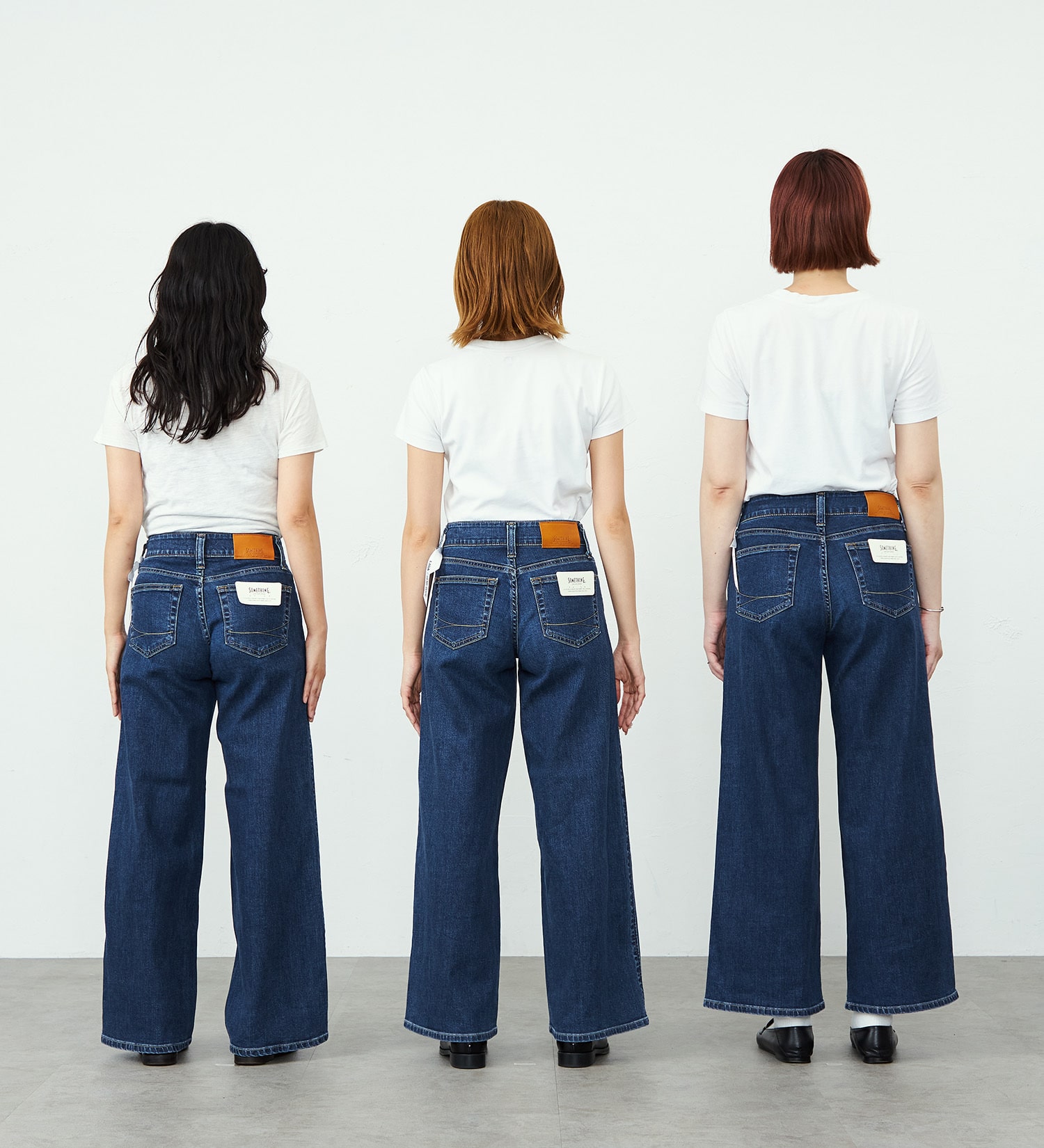 SOMETHING LISA セミワイドデニムパンツ|SOMETHING|サムシング