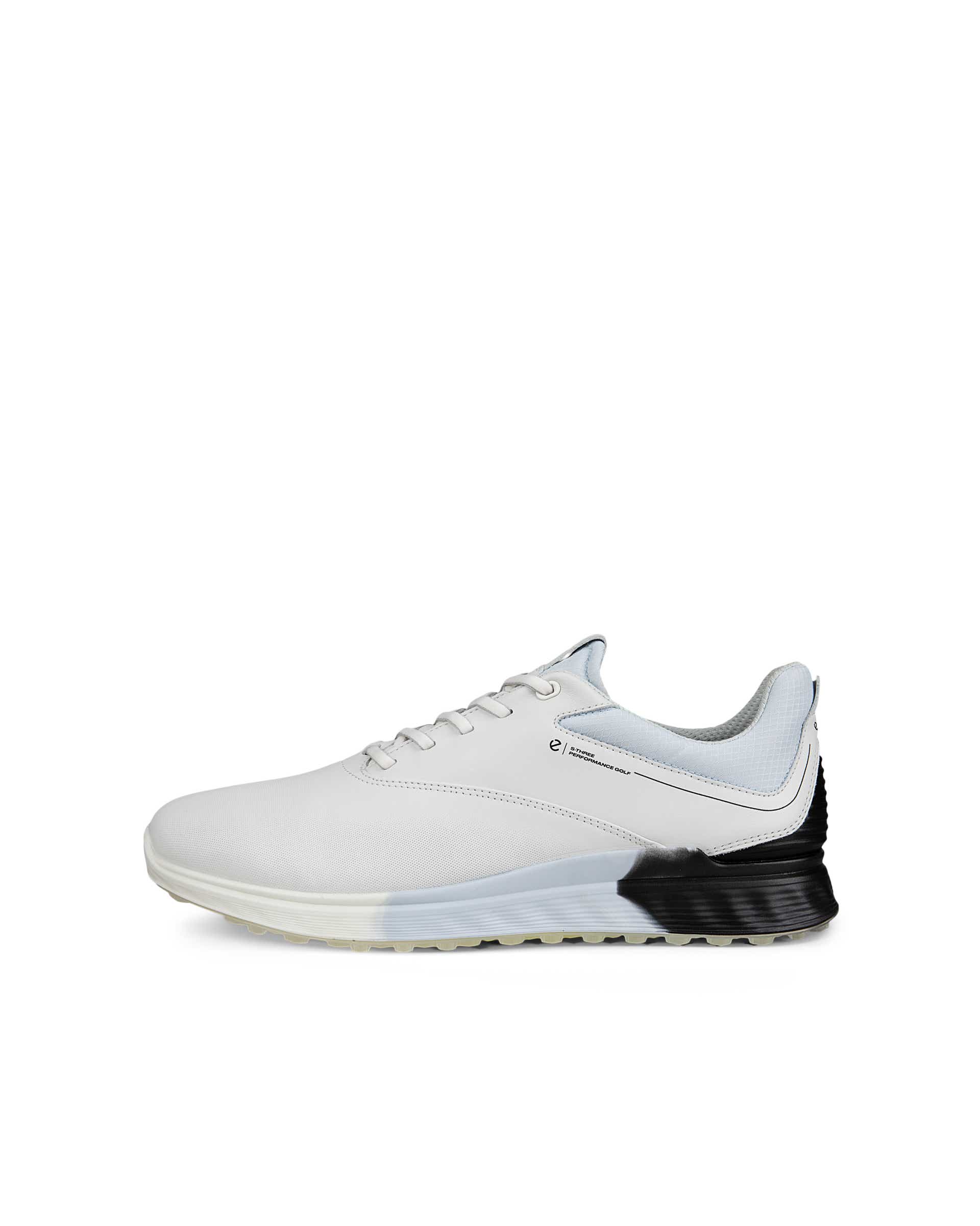 ECCO Golf S Three メンズ レザーGore-Texゴルフシューズ | ホワイト