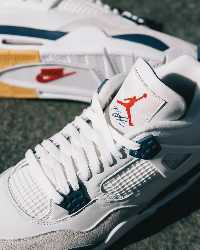 Nike SB x Air Jordan 4 'Summit White/Navy' Lands March 2025 - The