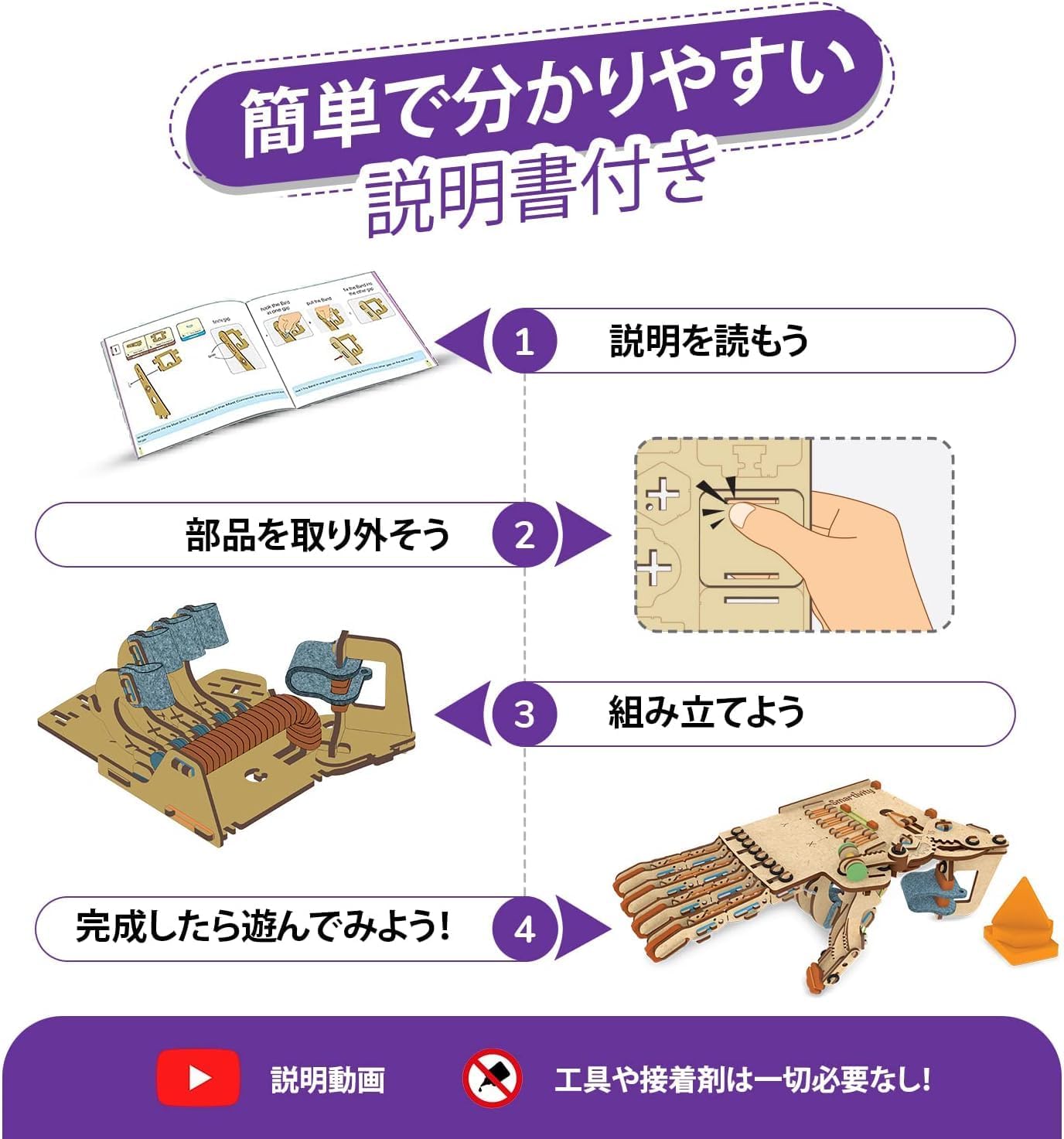 Smartivity (スマーティビティー) 立体パズル 自由に動かせるロボット