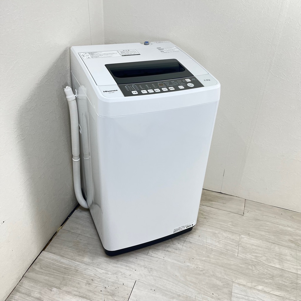 洗濯機 5.5kg ハイセンス HW-T55C 2019年製造 一人暮らし 単身用| 家具