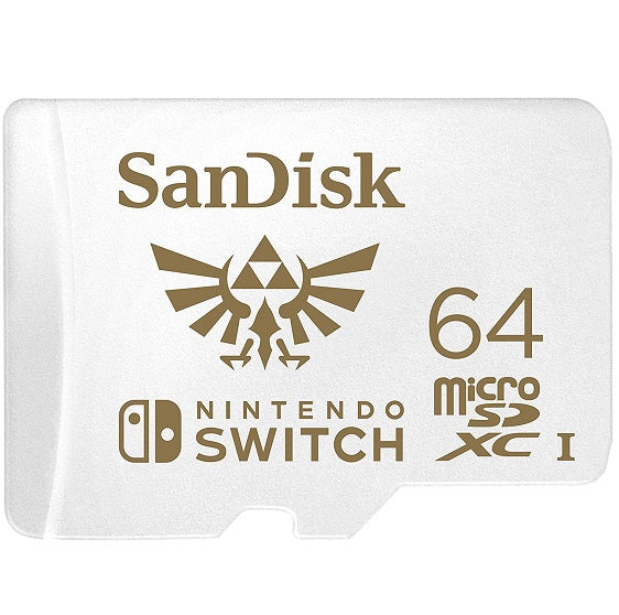 Nintendo Switch Sandisk Microsdxc 64Gb Memoria Micro Sd Scheda