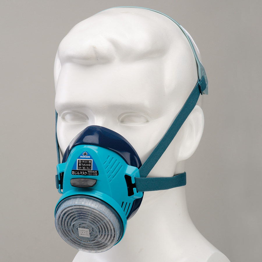 フィルタ取替式防じんマスク 1180C Sサイズ フィットチェッカー