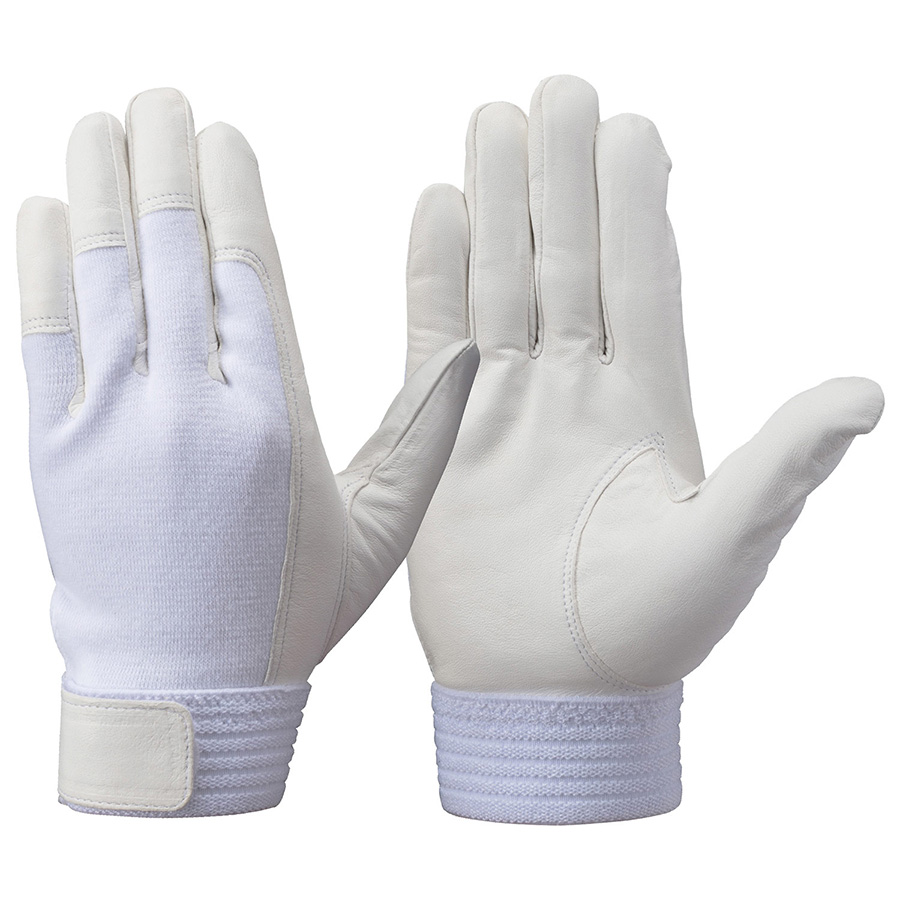 トンボレックス 羊革製手袋 RS－601W 薄手・甲ニット仕様