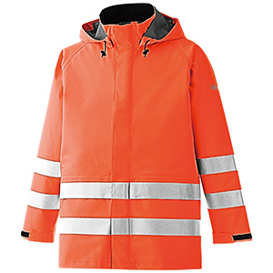 レインベルデN ゴアテックス 高視認仕様 上衣 蛍光イエロー