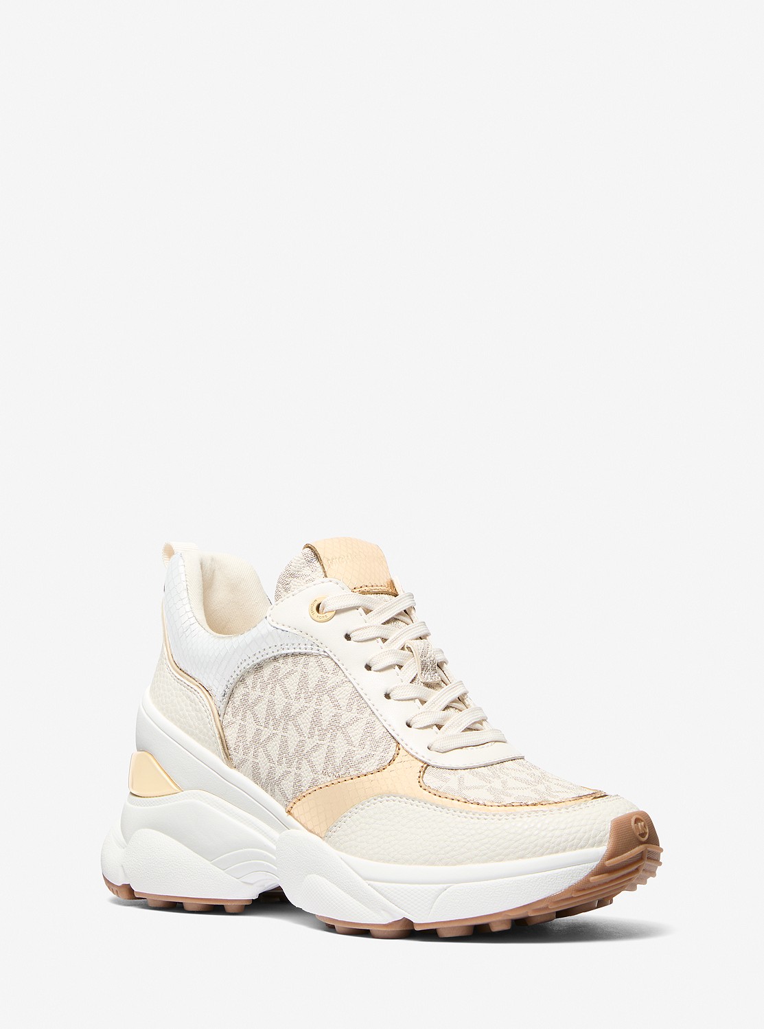 公式アウトレット】KATRINA メタリック リザード エンボス スニーカー