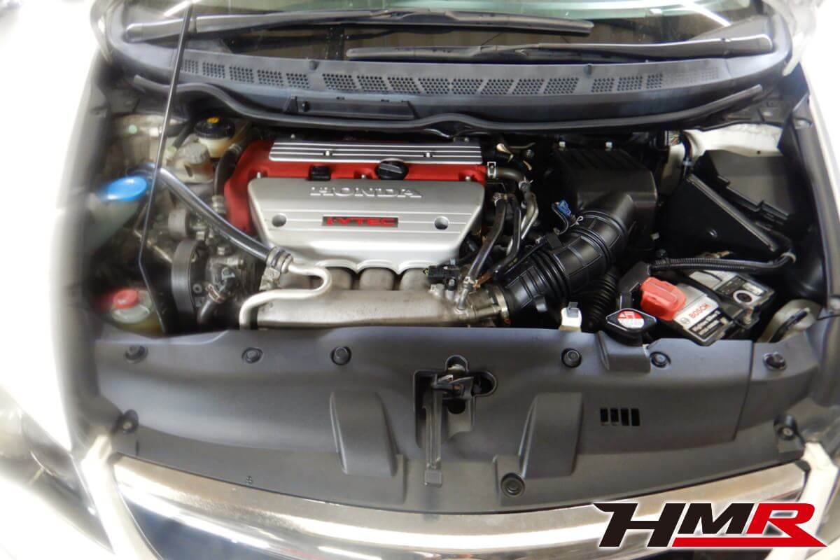 無限フロントリップ 3Q自動車モリモリ管装着のシビックタイプR(FD2)の