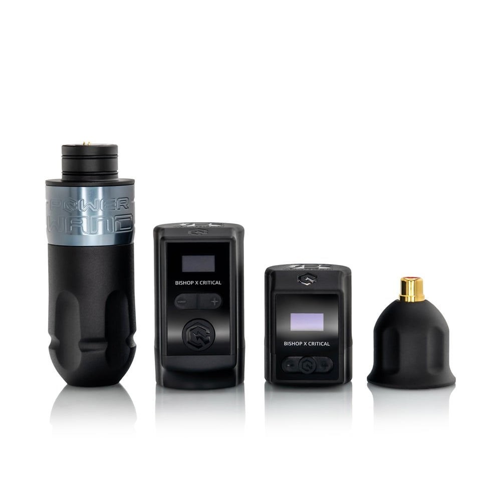 DHM TATTOO SUPPLY / BISHOP POWER WAND RCA TATTOO MACHINE — SHADER