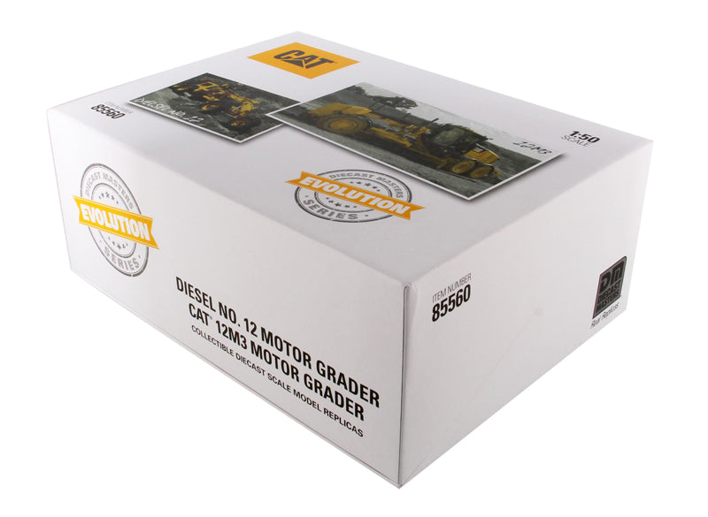 1:50 Cat® Diesel No. 12 & 12M3 Motor Grader — Diecast Masters America