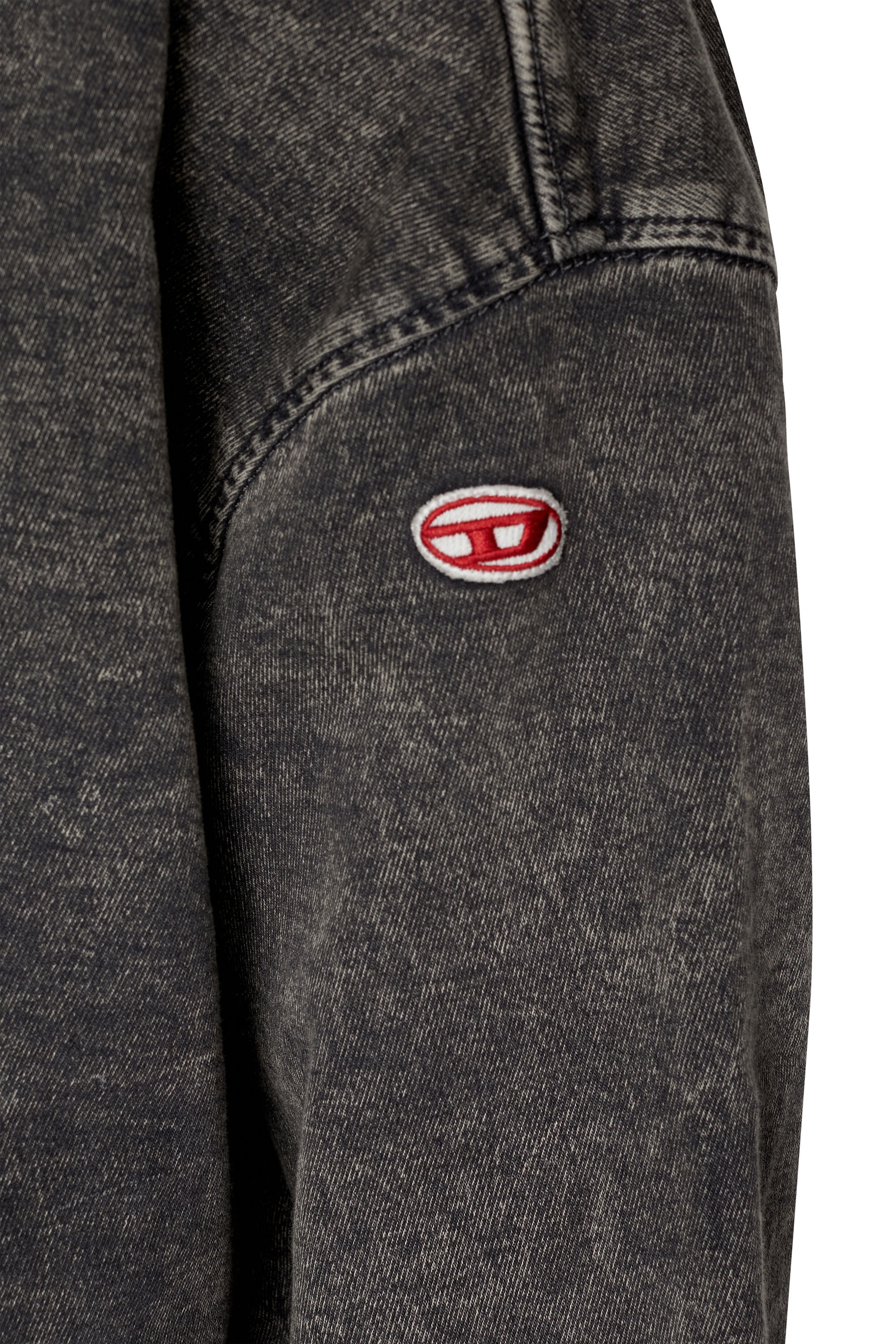 D-KRIB-NE Man: Responsible sweatshirt in Denim | Diesel Library