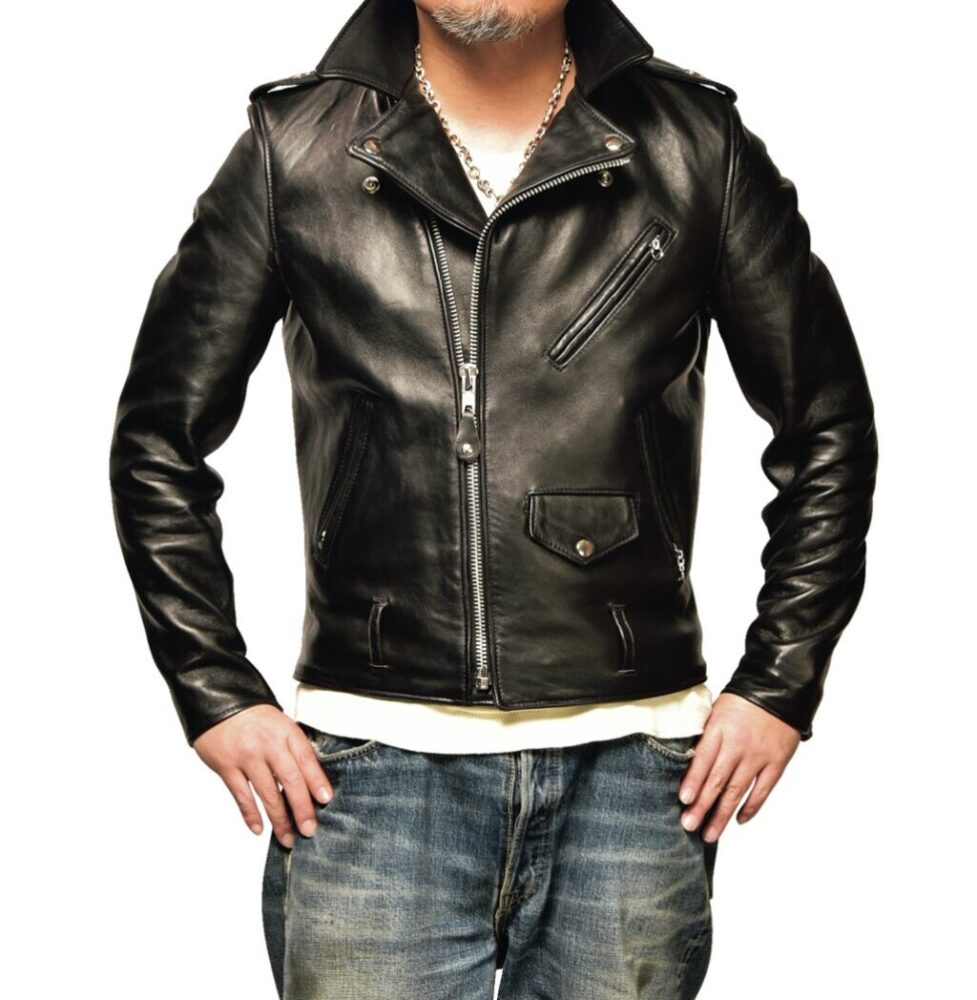 革ジャンの着丈に最適化された「ハイウェイナイン」レザーラバー専用T