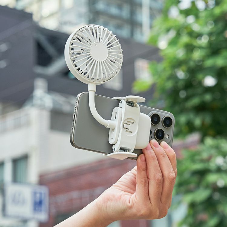 クリップファン・ハンズフリーファン特集｜日傘取付・携帯扇風機
