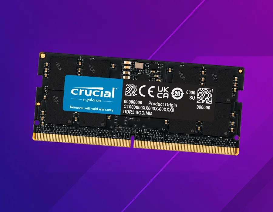 Crucial 8GB (1x8GB) CT8G48C40S5 4800MHz SODIMM DDR5 RAM - Umart.com.au